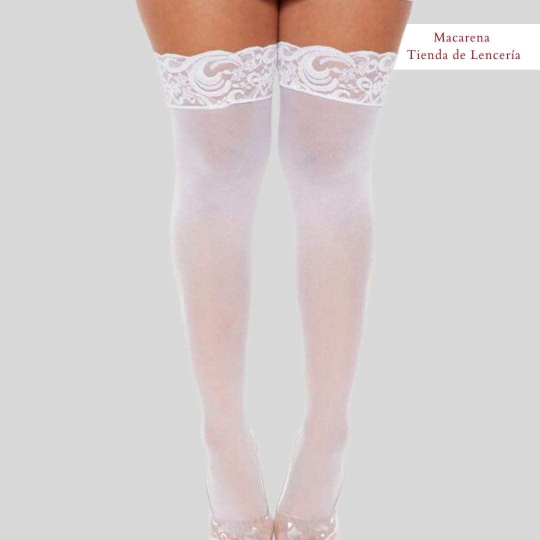 Medias Panty Blancas